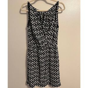 Anthropologie Greylin Diamond Patterned Black and White Dress. NWT Sz. M
